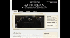 Desktop Screenshot of oriordanmonumental.ie